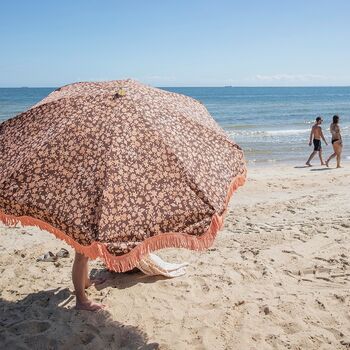 Vintage Floral Beach Umbrella, 4 of 9