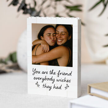 Personalised Friendship Memory Block For Friend, 9 of 9
