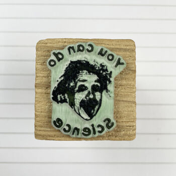 Teacher Stamp | You Can Do Science! Einstein, 3 of 4