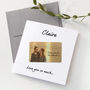 Personalised Card With Removable Metal Photo Keepsake, thumbnail 1 of 7