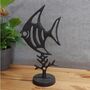 Fish Iron Ornament 37cm, thumbnail 1 of 11