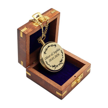 Personalised The Victoria Pocket Watch With Case, 11 of 12
