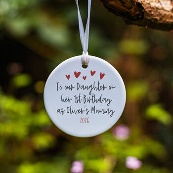 To Daughter On Her First Birthday As A Mummy Keepsake, 2 of 2