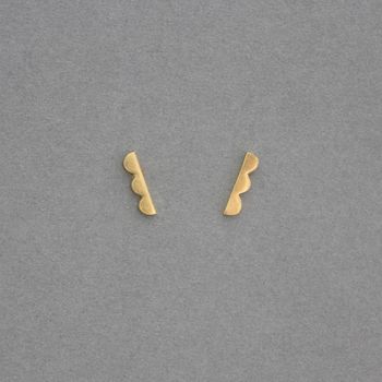 Scalloped Line Studs, 2 of 7