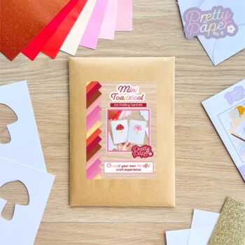 Card Making Kit Mini Toadstool | Iris Folding, 2 of 6