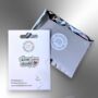 Choose Love Always Glitter Heart Enamel Lapel Pin Badge, thumbnail 5 of 8