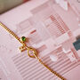 'Tie The Knot' Curb Chain Necklace Bridesmaid Gift, thumbnail 5 of 8