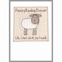 Personalised Sheep Birthday Card For Him Or Her, thumbnail 8 of 12