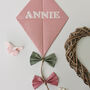 Personalised Blush Pink Sage Cream Bedroom Kite Decor, thumbnail 10 of 12