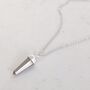 The En Pointe Pyrite Necklace, Silver, thumbnail 1 of 7