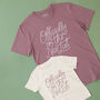 Parent And Child 'On The Nice List' T Shirt Set, thumbnail 1 of 10