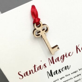 Santa's Magic Key Christmas Card, 4 of 6