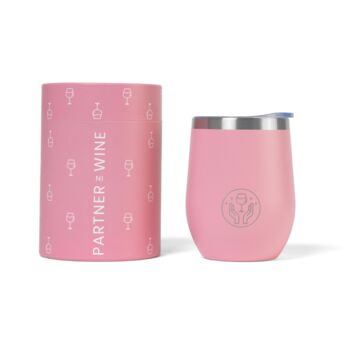 Pink Insulated Wine Tumbler, 7 of 11