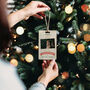 Personalised 'First Christmas Married' Tag Decoration, thumbnail 2 of 5