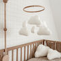 Boucle Cloud Mobile Baby Neutral Nursery Decor, thumbnail 3 of 7