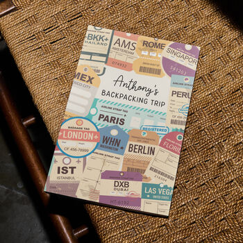 Personalised Travel Journal Adventure Book, 5 of 12