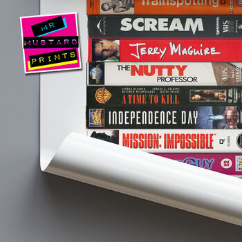 30th Birthday Gift Films Of 1996 Personalised Print, 8 of 9