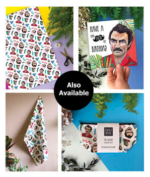 You’re A Fan Tache Tic Father Funny Tom Selleck Mustache Card, 4 of 4