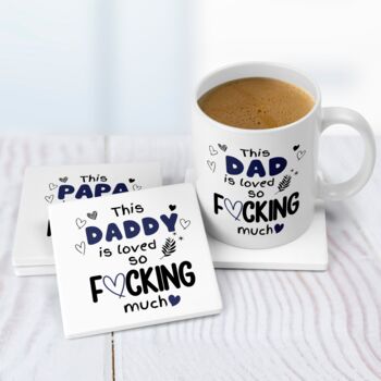 Funny Bold Personalised Cheeky Dad Mug, 6 of 9