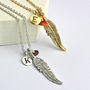 Personalised Feather Charm Necklace, thumbnail 2 of 9