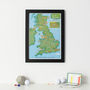 Personalised Scratch Off UK Golf Courses Print, thumbnail 3 of 9