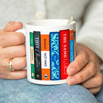Personalised Book Themed Mug For A Teacher, 6 of 6