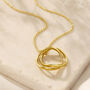 Personalised Infinity Double Hoop Necklace, thumbnail 2 of 9