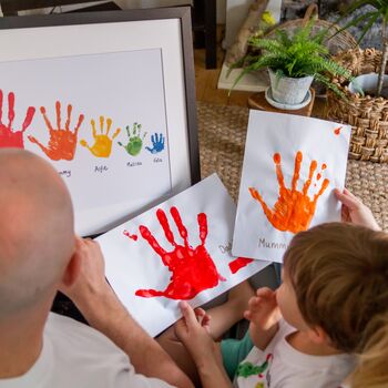 Family Handprint Frame, 5 of 6