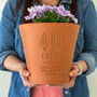 40th Birthday Personalised Plant Pot, thumbnail 1 of 6