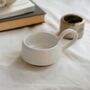 Stoneware Glazed Tea Cup Tea Light Holder, thumbnail 3 of 10