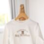 Promoted To Big Brother/Big Sister Embroidered Bear Sweatshirt Jumper, thumbnail 7 of 7