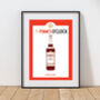 Personalised 'It's Always Pimm's O'clock' Print, thumbnail 1 of 4