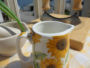 Cream Jug In Sunflower Design, 7 of 8