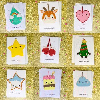 Keepsake Handmade Christmas Cookie Decoration Card, 3 of 3