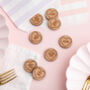 Wooden Love Sweets Table Confetti Decorations, thumbnail 1 of 2