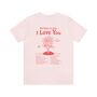 'I Love You' Positivity Typography Shirt, thumbnail 4 of 5