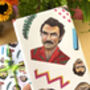 Tom Selleck Wrapping Paper – 80s Magnum Inspired Funny Gift Wrap, thumbnail 5 of 11
