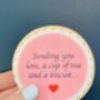 Love, Tea And A Biscuit Through The Post, thumbnail 4 of 10