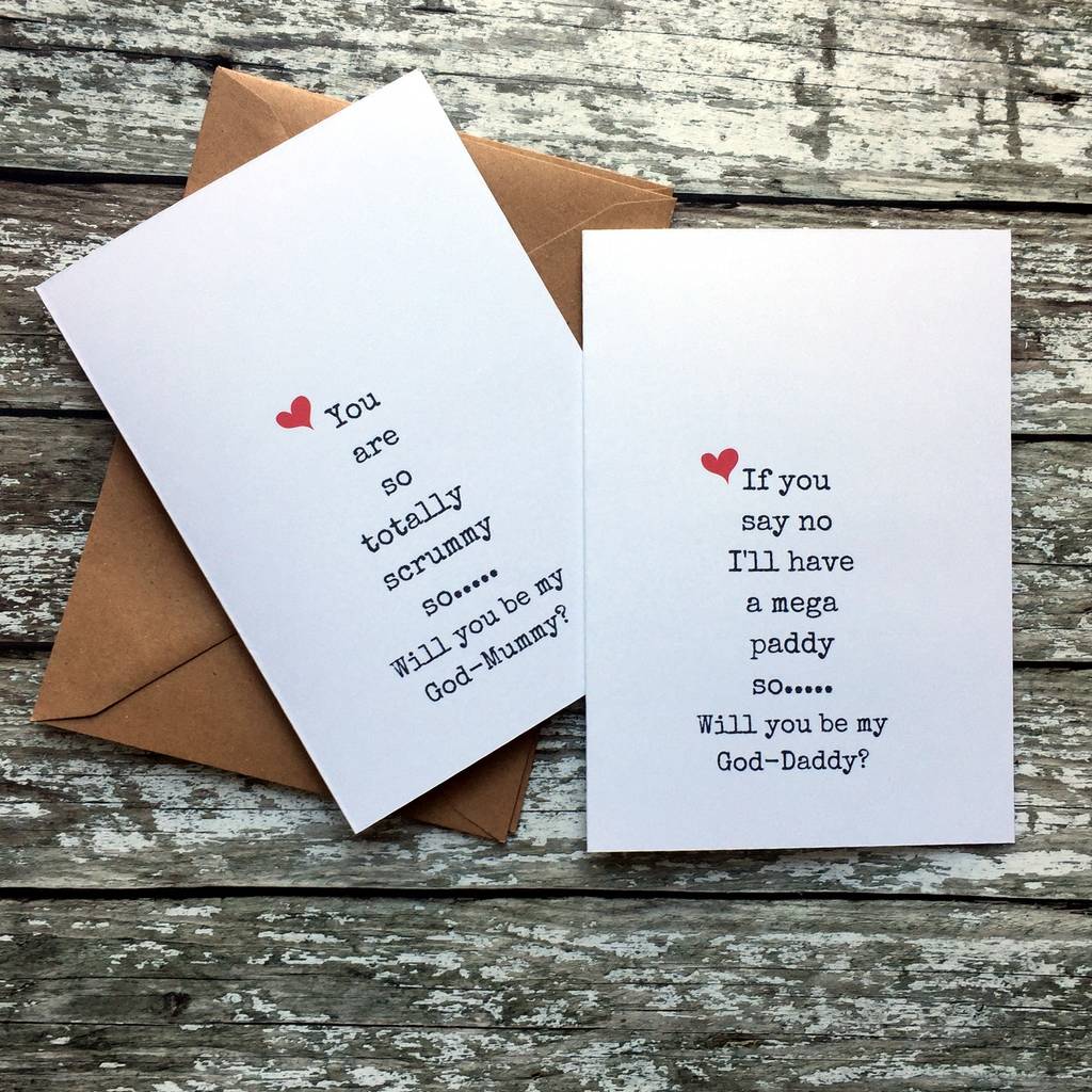 god parent card by ruby and freddies | notonthehighstreet.com