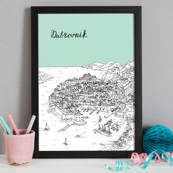 Personalised Dubrovnik Print, 8 of 10