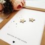 Personalised Couples Silver Foil Star Print, thumbnail 5 of 5