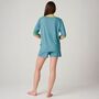 Women's 'Blooming Fabulous' Bamboo Lace Short Pyjama Set, thumbnail 3 of 7