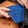 Disabled Blue Badge Parking Permit Wallet In Blue Holographic Scales, thumbnail 5 of 12