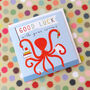 Octopus Good Luck Card, thumbnail 3 of 4