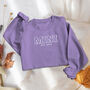 Personalised 'Mini' Embroidered Family Sweatshirt, thumbnail 4 of 10