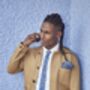 Dancys Mens Black And Blue Floral Pocket Square, thumbnail 2 of 8