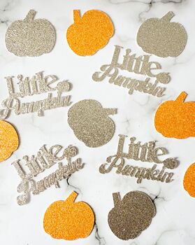 Autumn Baby Shower Table Confetti, 3 of 6
