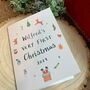 Personalised Baby's Very 1st Christmas Card, thumbnail 4 of 5