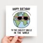 World’s Coolest Uncle Card, thumbnail 2 of 2