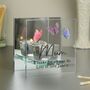 Personalised Mirrored Butterfly Candle Holder Gift, thumbnail 1 of 4